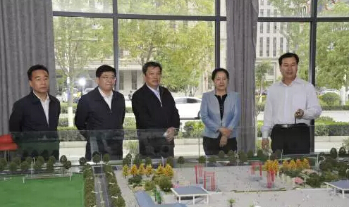 市長(zhǎng)陳青，副市長(zhǎng)王月成陪同省電力投資集團(tuán)公司總經(jīng)理李輝一行深入階州廣場(chǎng)視察