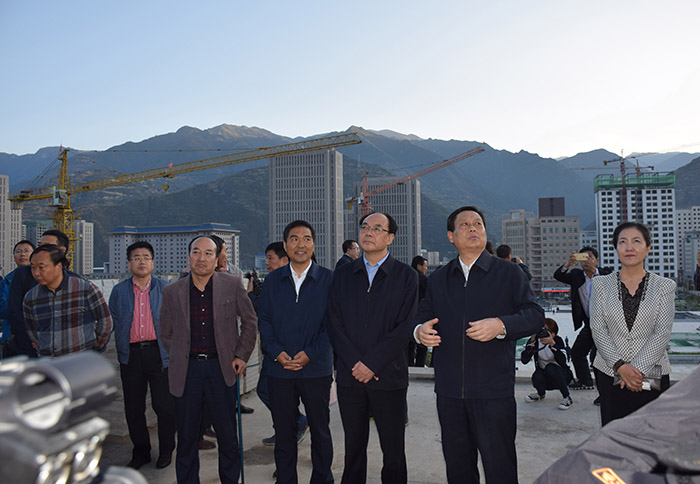 全國(guó)、省市政協(xié)委員體驗(yàn)蘭渝鐵路、視察階州廣場(chǎng)