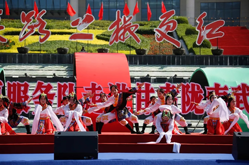 2019武都花椒產(chǎn)銷對(duì)接(電商)洽談會(huì)在階州廣場(chǎng)隆重開幕~